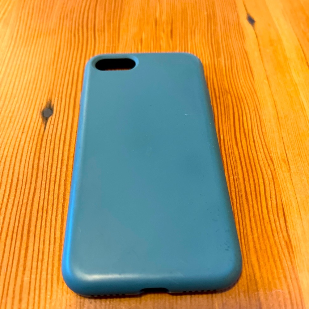 Green silicone iPhone case